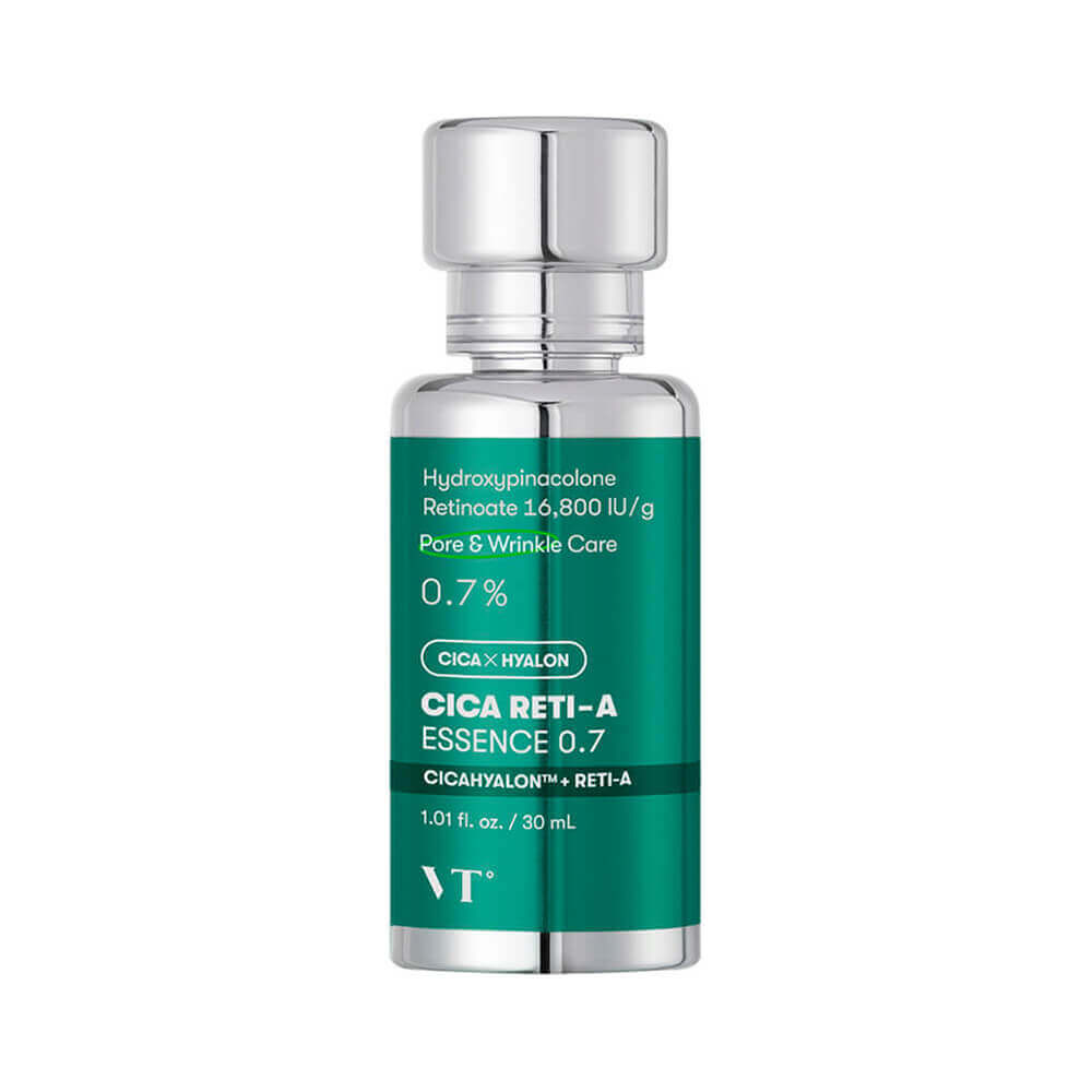 VT Cosmetics Cica Reti-A Essence 0.7, 30ml. Бустер-эссенция с высокой концентрацией ретинола и центеллой 
