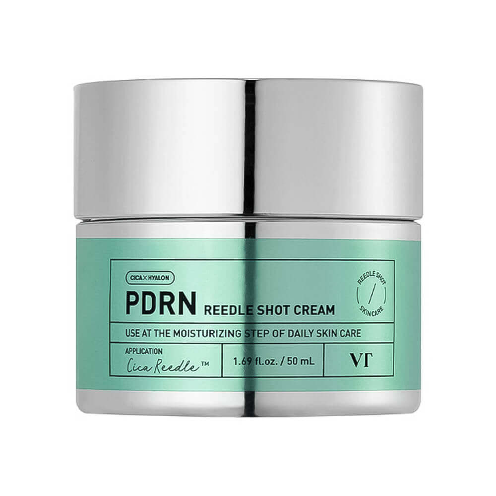 VT Cosmetics PDRN Reedle Shot Cream, 50ml. Крем для упругости кожи с ПДРН и микроиглами