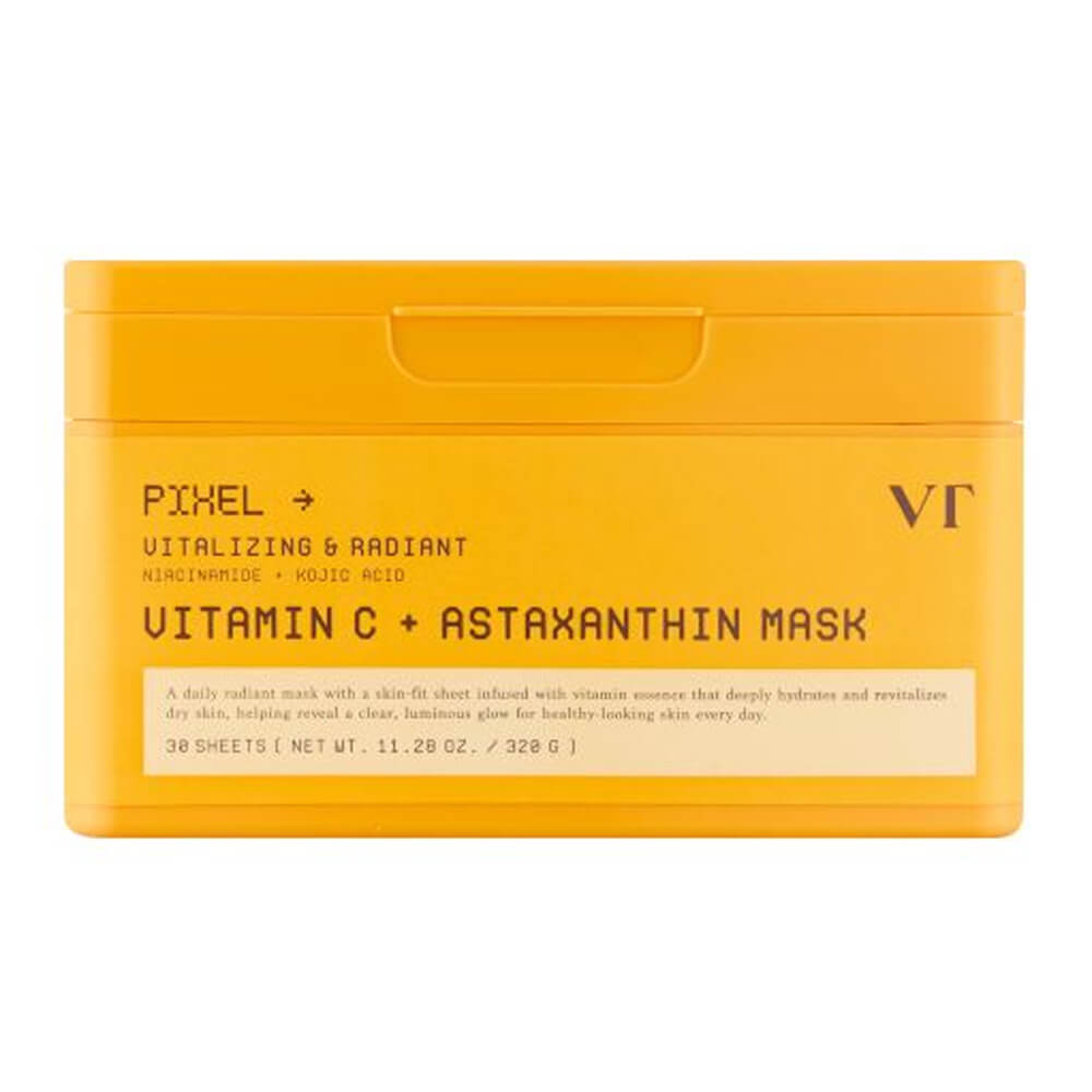 VT Cosmetics Vitamin C Astaxanthin Mask, 30ea(320g). Набор осветляющих масок с астаксантином