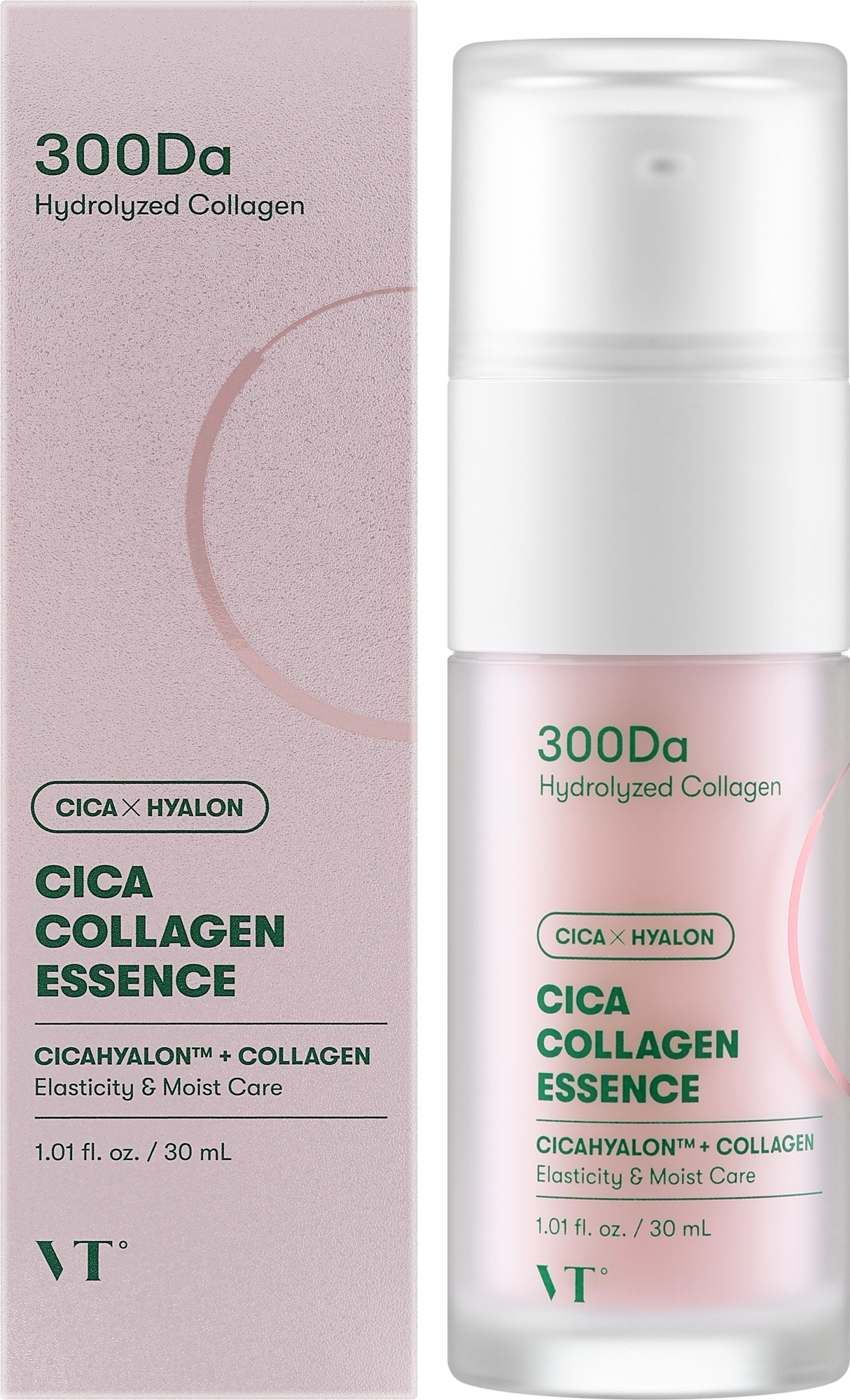 VT Cosmetics Cica Collagen Essence, 30ml. Укрепляющая эссенция с коллагеном