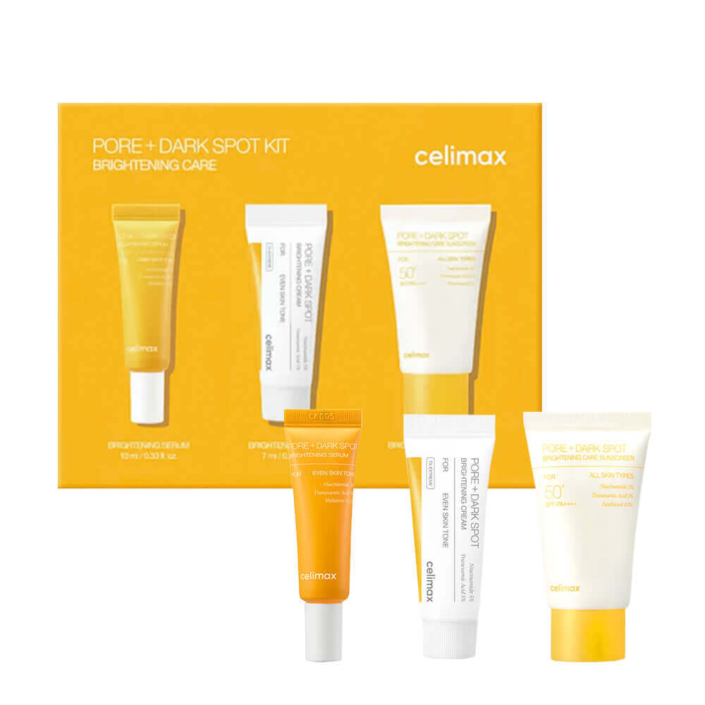 Celimax Pore+Dark Spot Kit, Набор миниатюр для выравнивания тона