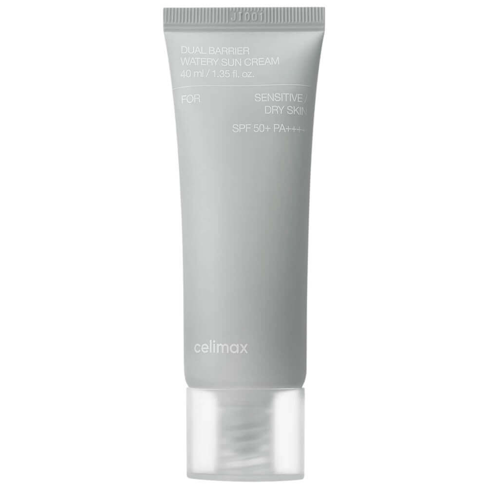 Celimax Dual Barrier Watery Sun Cream SPF50+PA++++, Солнцезащитный крем с комплексом церамидов 