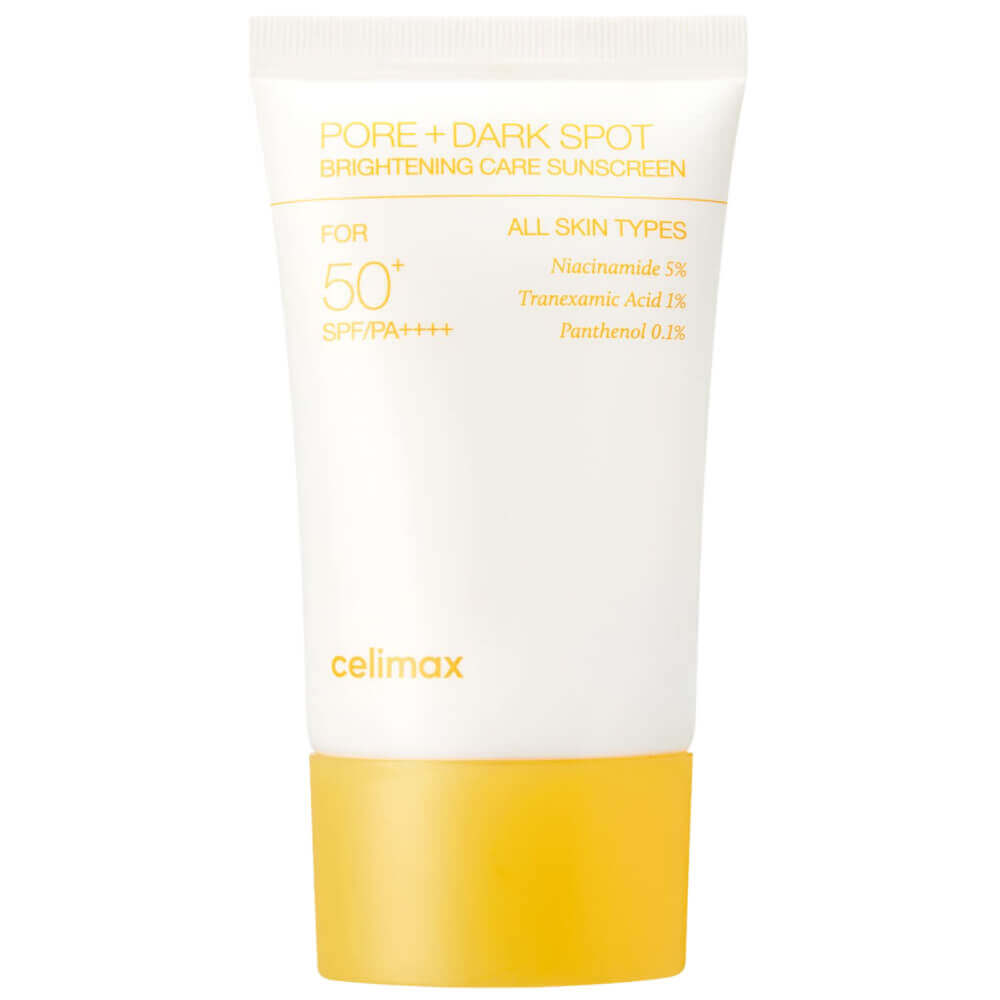 Celimax Pore+Dark Spot Brightening Care Sunscreen SPF50+ PA++++, 50ml. Осветляющий солнцезащитный крем 