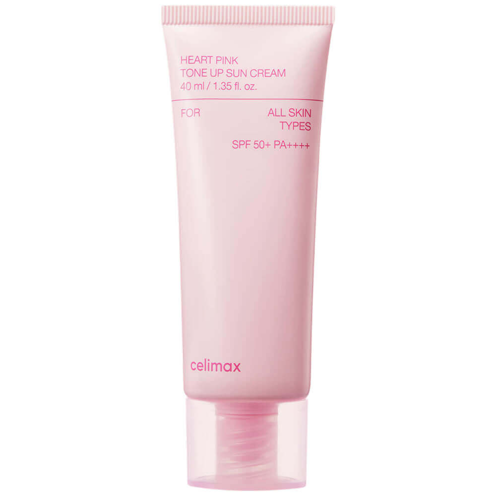 Celimax Heart Pink Tone Up Sun Cream SPF50+ PA++++Тонирующий солнцезащитный крем 