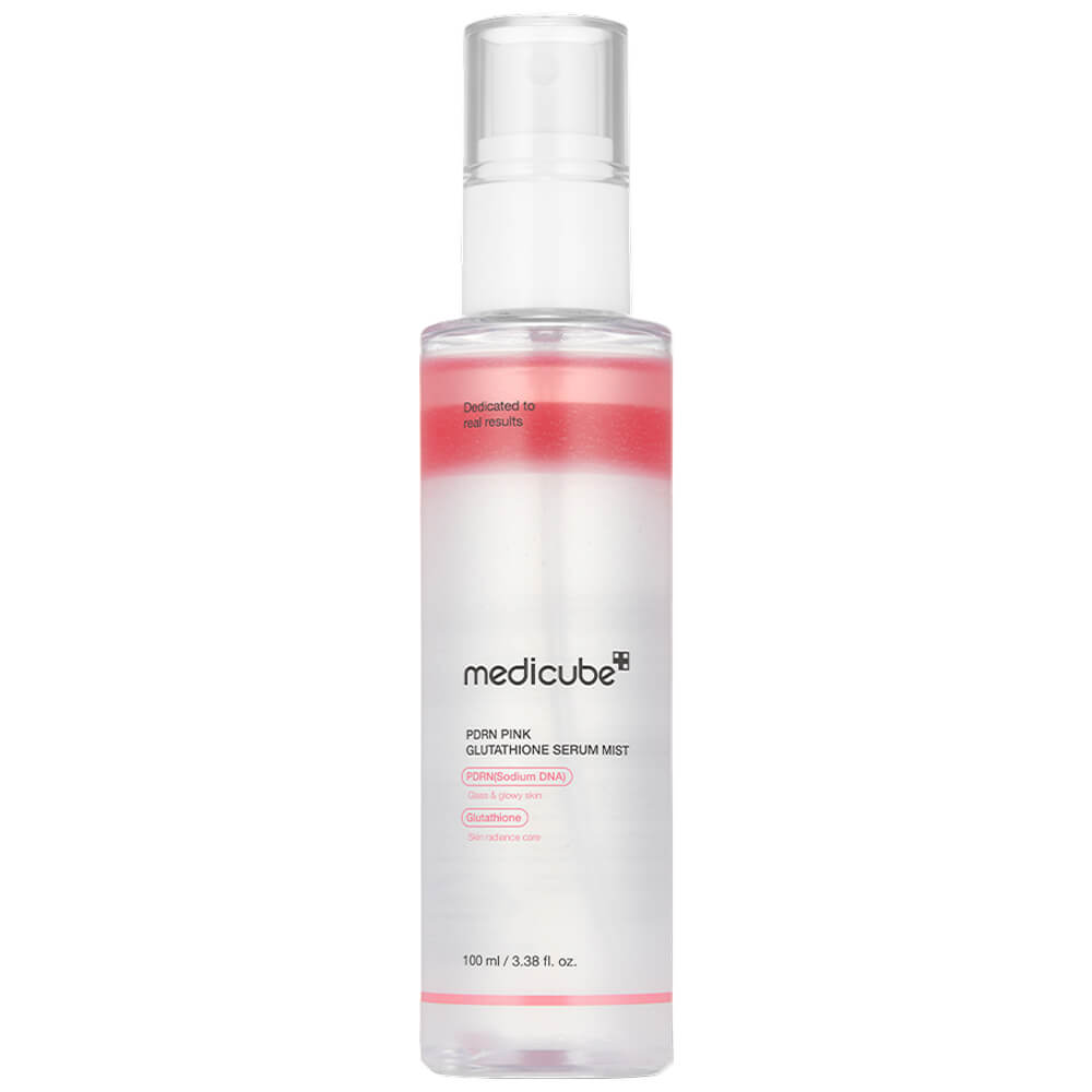medicube PDRN Pink Glutathione Serum Mist 100ml. Сыворотка-мист для сияния кожи с ПДРН 