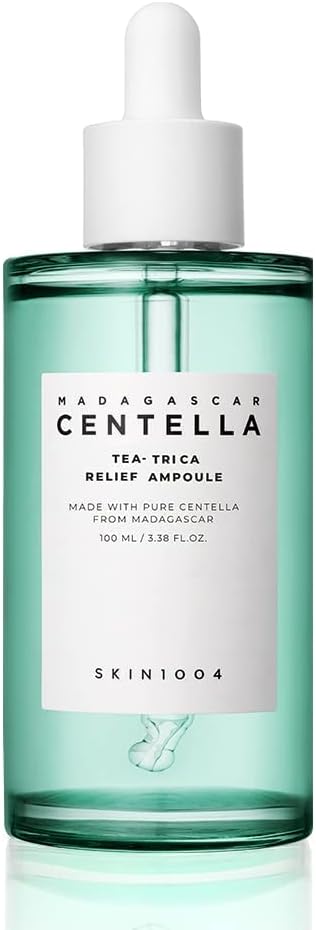 SKIN1004 Madagascar Centella Tea-Trica Relief Ampoule, 100ml. Успокаивающая ампула для проблемной кожи