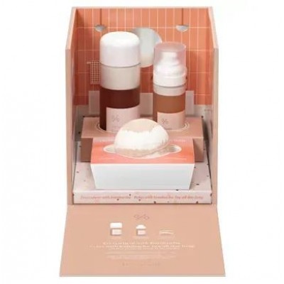 Dr.Ceuracle Vegan Kombucha Tea Relaxing Care Set, 3 в 1  Веганский набор с экстрактом комбучи и черного чая