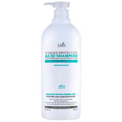 Защитный шампунь для поврежденных волос Lador Damaged Protector Acid Shampoo 900 мл