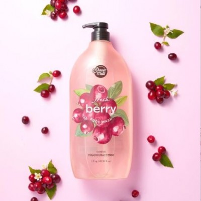 Shower Mate Fresh Berry, Body Wash, 1200ml. Гель для душа Свежая клюква