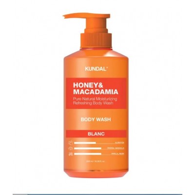 Kundal «Honey & Macadamia Body Wash Blanc» Гель для душа