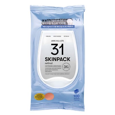 Обновляющие тонер-пэды с ретинолом для подготовки кожи к макияжу VT Cosmetics 31 Smooth Skin Pack