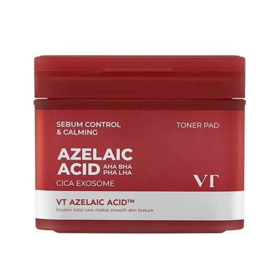Тонер-пэды с азелаиновой кислотой VT Cosmetics Az Care Toner Pad