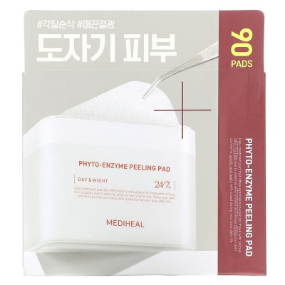 Очищающие пилинг-пэды с энзимами и LHA Mediheal Phyto-Enzyme Peeling Pad
