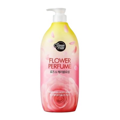 SHOWERMATE Flower Perfume, 1,2 л Гель для душа (роза и вишневый цвет)