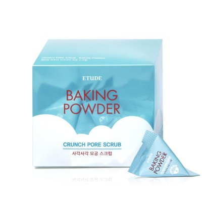 ETUDE Baking Powder Crunch Pore Scrub x 24 Pouches,  Скраб для лица глубокое очищение пор