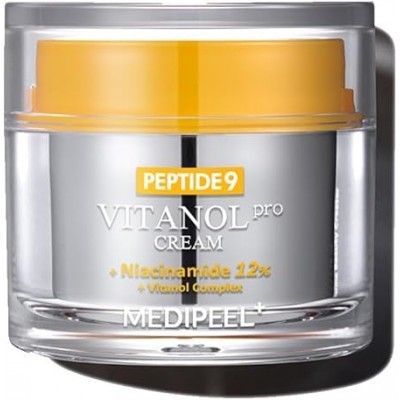 MEDIPEEL Peptide 9 Vitanol Cream Pro 50g. Крем, обогащенный комплексом из девяти пептидов и ниацинамидом