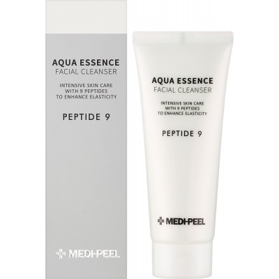 MEDIPEEL Peptide 9 Aqua Essence Facial Cleanser, 150ml. 18+. Пенка для умывания с пептидами