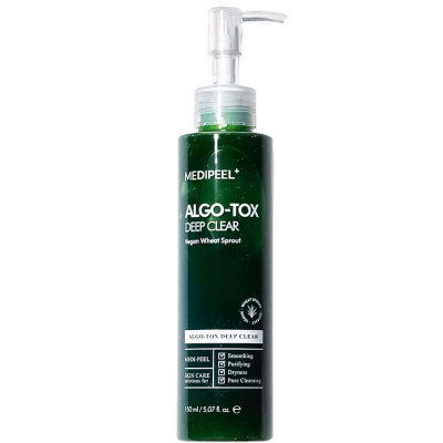 MEDIPEEL Algo-Tox Deep Clear, Vegan Wheat Sprout, 150ml. Гель для глубокого очищения кожи с эффектом детокса