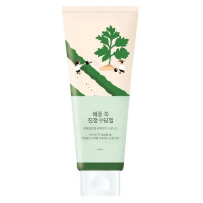 Round Lab Mugwort Calming Soothing Gel, 150ml. Многофункциональный успокаивающий гель с полынью