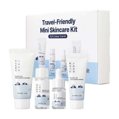 Round Lab Travel-Friendly Mini Skincare Kit 1025 Dokdo, Набор миниатюр с морской водой