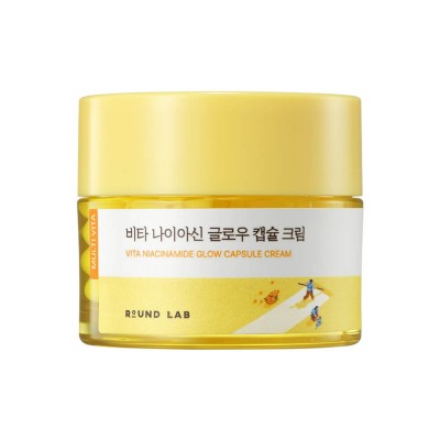 Round Lab Vita Niacinamide Glow Capsule Cream, 50ml. Осветляющий капсульный крем с ниацинамидом