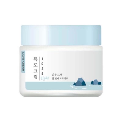 Round Lab 1025 Dokdo Light Cream, 80ml. Лёгкий увлажняющий крем с комплексом минералов