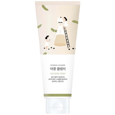 Round Lab Soybean Cleanser, 150ml. Питательная пенка-скраб для умывания с соей 