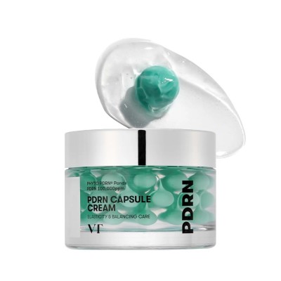VT COSMETICS PDRN CAPSULE CREAM 100, 50ml. Омолаживающий капсульный лифтинг-крем с PDRN и 9 пептидами