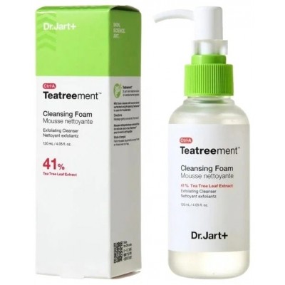 Dr. Jart+ Teatreement Cleansing Foam, 120ml. Очищающая пенка для ухода лицом. 