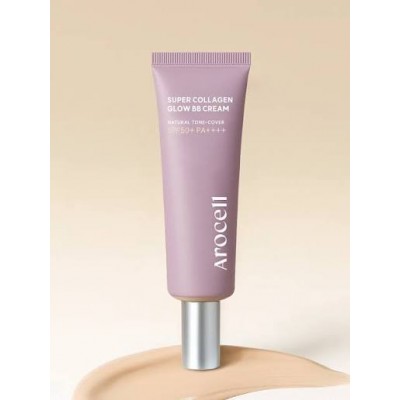 Arocell Super Collagen Glow BB Cream SPF50+ РА++++, 40ml. Коллагеновый ББ-крем с сияющим финишем