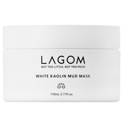 Отшелушивающая глиняная маска Lagom White Kaolin Mud Mask 110 мл