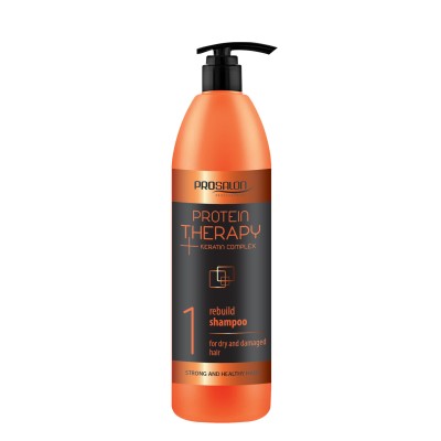 Prosalon Protein Therapy + Keratin Complex Rebuild Shampoo – протеиновый восстанавливающий шампунь.