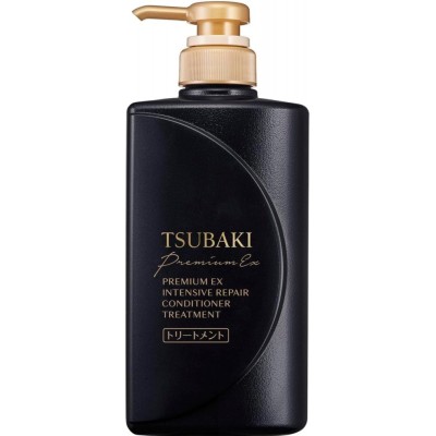 TSUBAKI Premium EX Intensive Repair Conditioner- Black Series Hair Care, 490ml. Кондиционер для волос интенсивно-восстанавливающий с маслом камелии