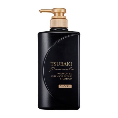 TSUBAKI Premium EX Intensive Repair Shampoo, 490ml. Шампунь для волос интенсивно-восстанавливающий с маслом камелии