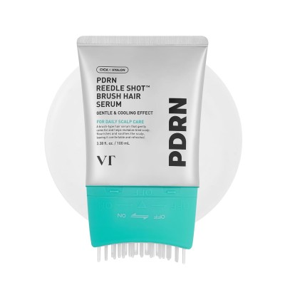 VT COSMETICS PDRN Reedle Shot Brush Hair Serum, 100 mL. Сыворотка для кожи головы
