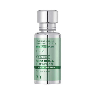 VT Cosmetics Cica Reti-A Essence 0.3, 30ml. Бустер-эссенция с ретинолом и центеллой 