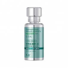 VT Cosmetics Cica Reti-A Essence 0.5, 30ml. Интенсивная бустер-эссенция с ретинолом и центеллой VT Cosmetics Cica Reti-A Essence 0.5, 30ml. Интенсивная бустер-эссенция с ретинолом и центеллой