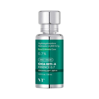 VT Cosmetics Cica Reti-A Essence 0.7, 30ml. Бустер-эссенция с высокой концентрацией ретинола и центеллой 