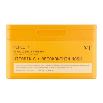 VT Cosmetics Vitamin C Astaxanthin Mask, 30ea(320g). Набор осветляющих масок с астаксантином