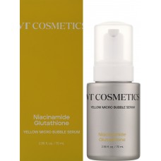VT Cosmetics Niacinamide Glutathione Yellow Micro Bubble Serum, 70ml. Сыворотка с микропузырьками для выравнивания тона кожи