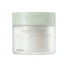 Пилинг-пэды от воспалений Celimax Ji Woo Gae Cica BHA Blemish Toner Pad 60 шт