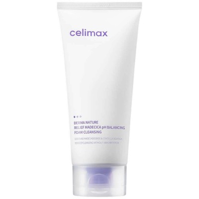 Слабокислотная пенка для умывания Celimax Derma Nature Relief Madecica pH Balancing Foam Cleansing