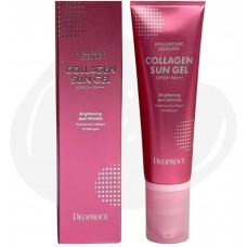Deoproce Hyaluronic Cooling Collagen Sun Gel SPF50+PA+++, 40ml. Солнцезащитный Крем Для Лица С Коллагеном Deoproce Hyaluronic Cooling Collagen Sun Gel SPF50+PA+++, 40ml. Солнцезащитный Крем Для Лица С Коллагеном