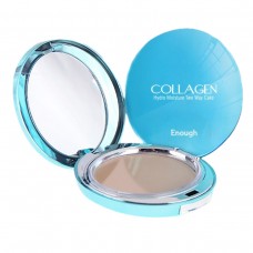 Enough Collagen Hydro Moisture Two Way Cake. SPF 25PA++, 13g/+13g/ Коллагеновая пудра со сменным блоком