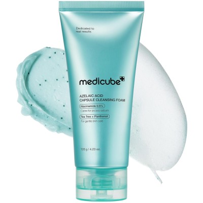 medicube Facial Cleanser Azelaic Acid Capsule Foam Cleanser, 120ml. Пенка для умывания с азелаиновой кислотой в капсулах