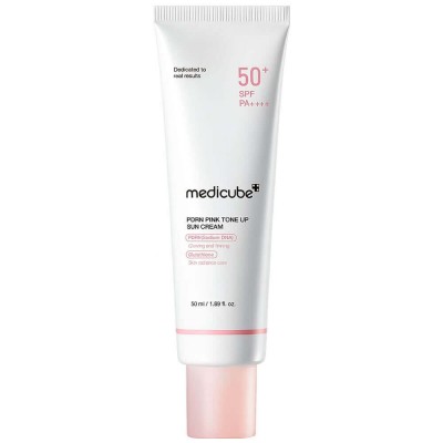 medicube PDRN Pink Tone Up Sun Cream SPF50+ PA++++ Тонирующий солнцезащитный крем с ПДРН 
