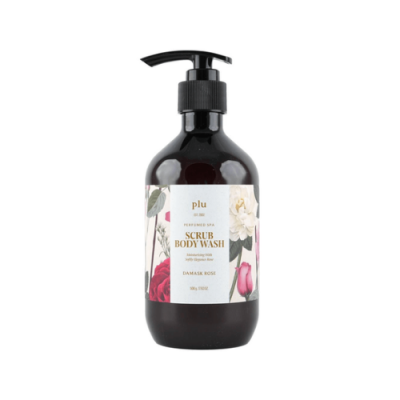 PLU Scrub Body Wash #Damask Rose, 500ml. Гель-скраб для тела PLU #Дамасская роза