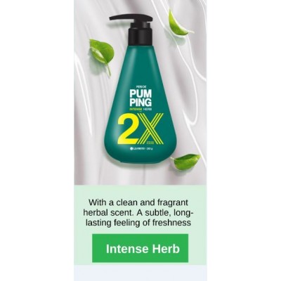 Perioe Pumping Intense Herb 2Х, 285g. Зубная паста со вкусом трав и растений