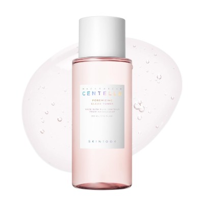 SKIN1004 Poremizing Clear Toner, 210ml, тонер для ухода за порами с центеллой и розовой солью 