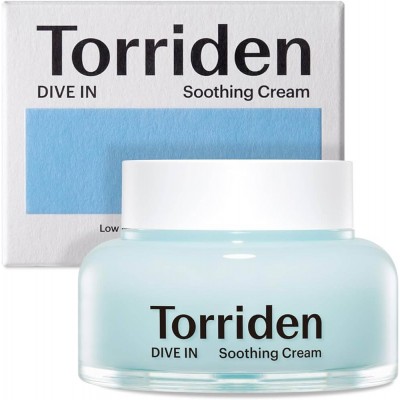 Torriden Dive In Soothing Cream Low Molecular Hyaluronic Acid, 100ml. Гиалуроновый крем-антистресс 